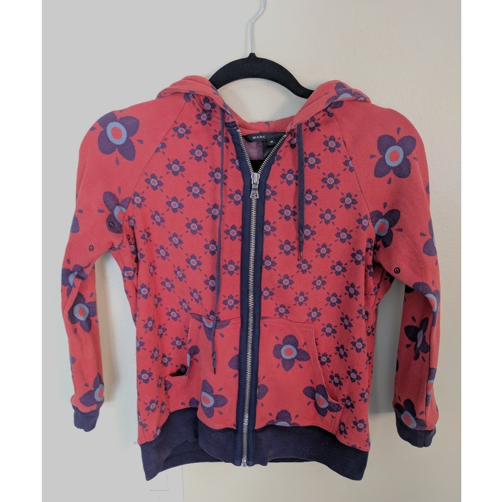 Marc Jacobs zip up hoodie vintage floral